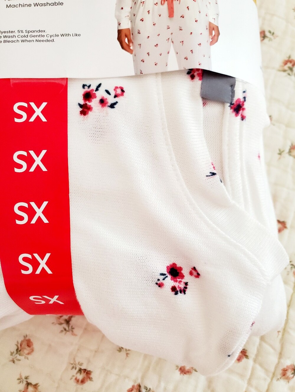 LOFT White Floral Pajama Set - Picture 2 of 3